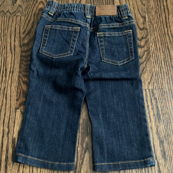 Janie and Jack 12-18 Month 12-18M dark blue jeans new nwt - Picture 4 of 5